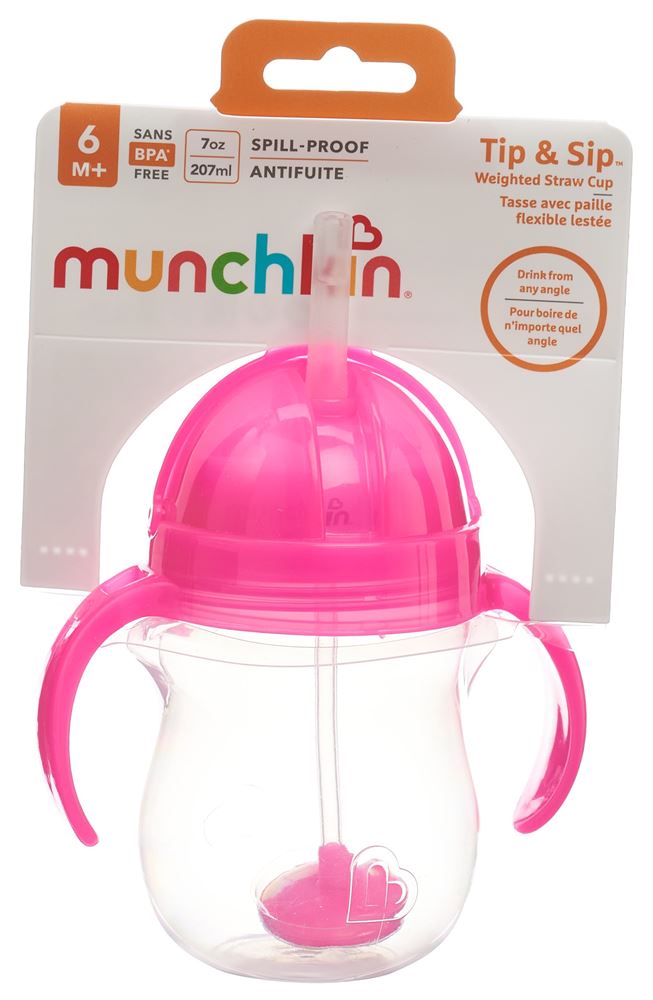 MUNCHKIN Tasse avec paille Any Angle