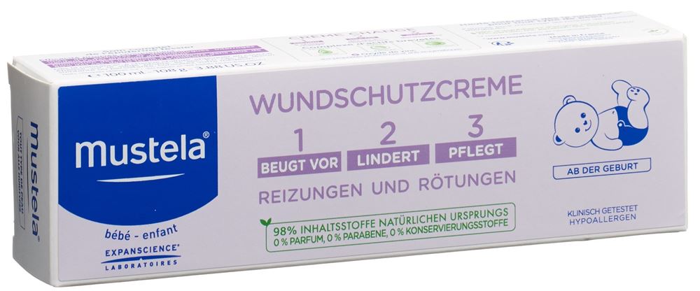 Mustela Wundschutzcreme 1 > 2 > 3