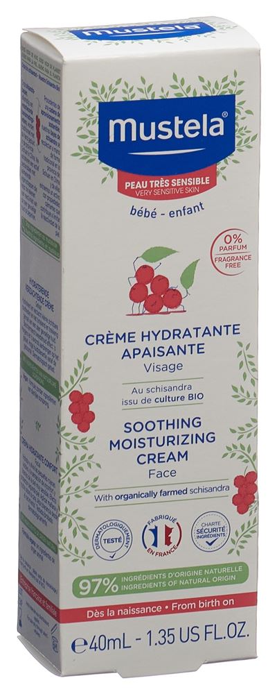 Mustela Crème visage apaisante