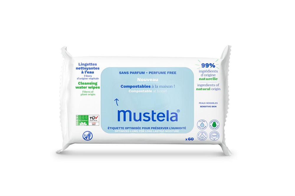 Mustela Feuchttücher Wasser