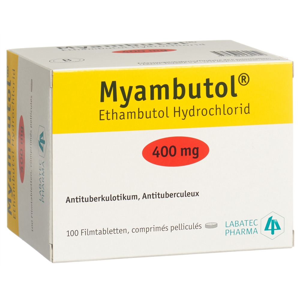 MYAMBUTOL cpr pell 400 mg blist 100 pce, image principale