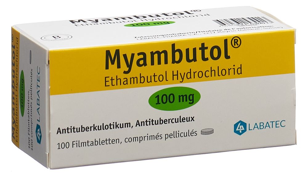 MYAMBUTOL Filmtabl 100 mg Blist 100 Stk, Hauptbild