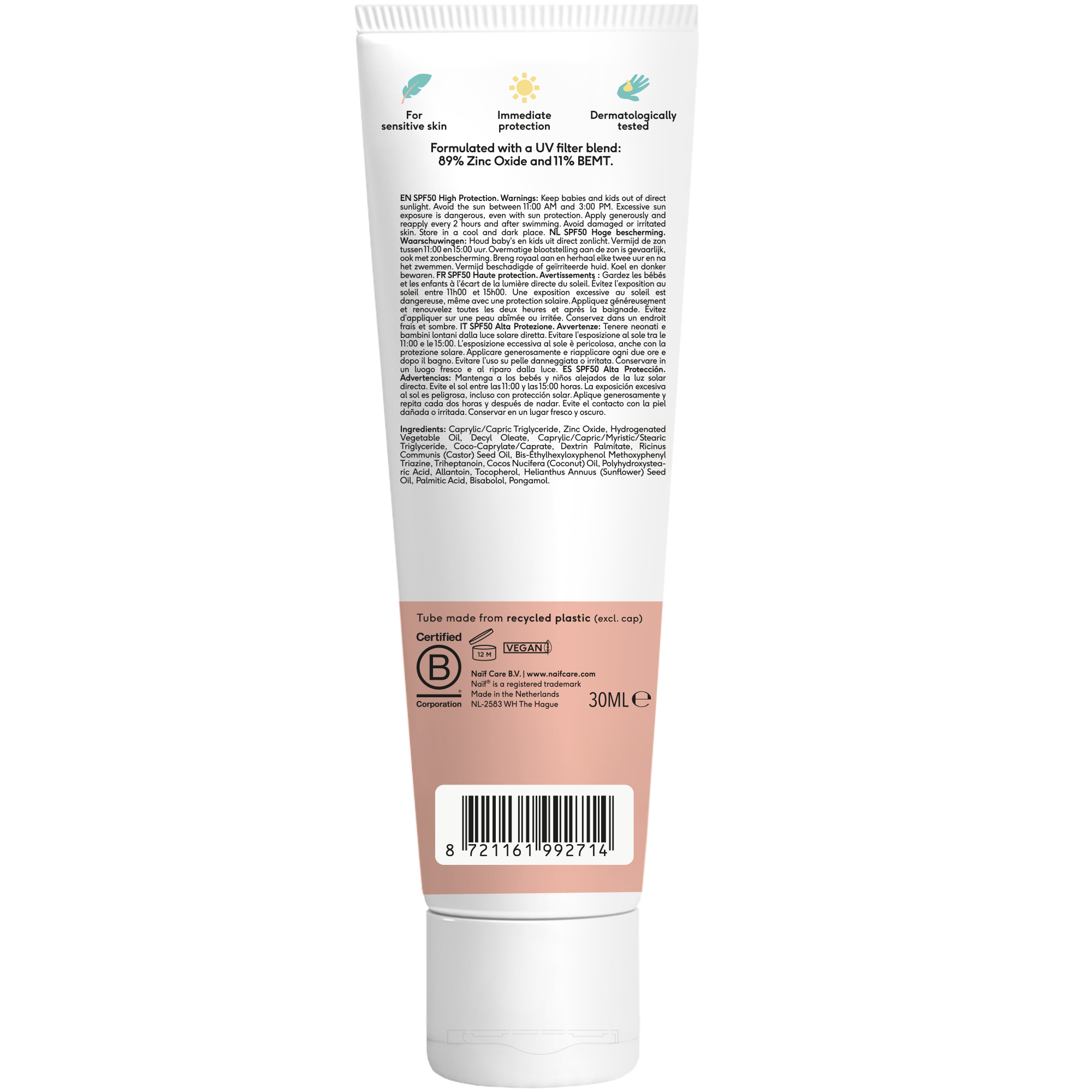 NAIF Baby & Kids Mineral Sonnecreme, Bild 2 von 4