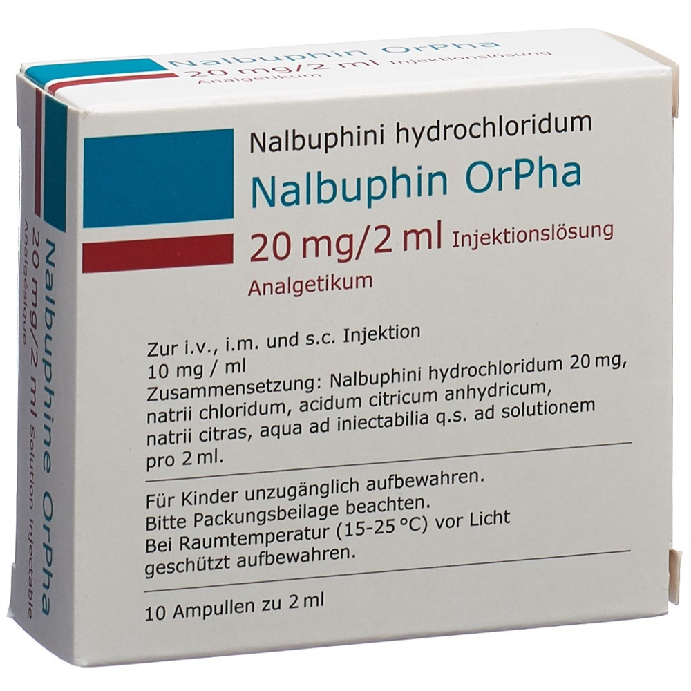 NALBUPHINE OrPha 20 mg/2ml, image principale