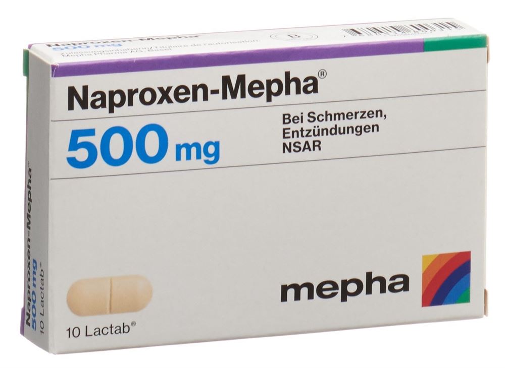 NAPROXENE Mepha 500 mg, image principale