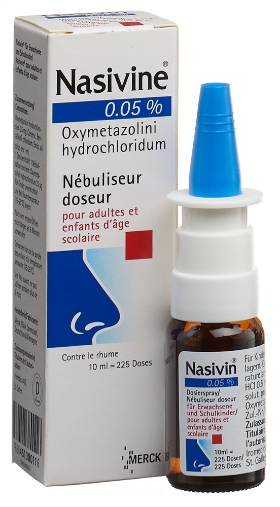 NASIVINE Dosierspray 0.05 % Fl 10 ml, Bild 3 von 4