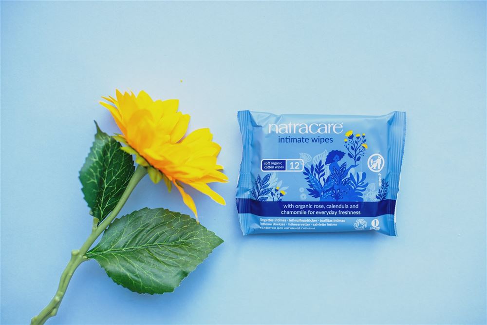 NATRACARE lingettes intimes organiques, image 2 sur 2