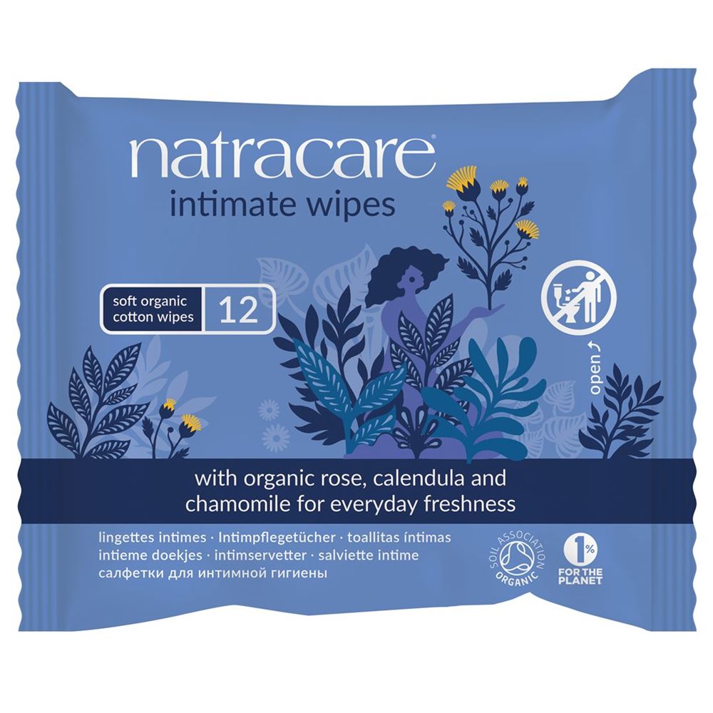 NATRACARE lingettes intimes organiques, image principale