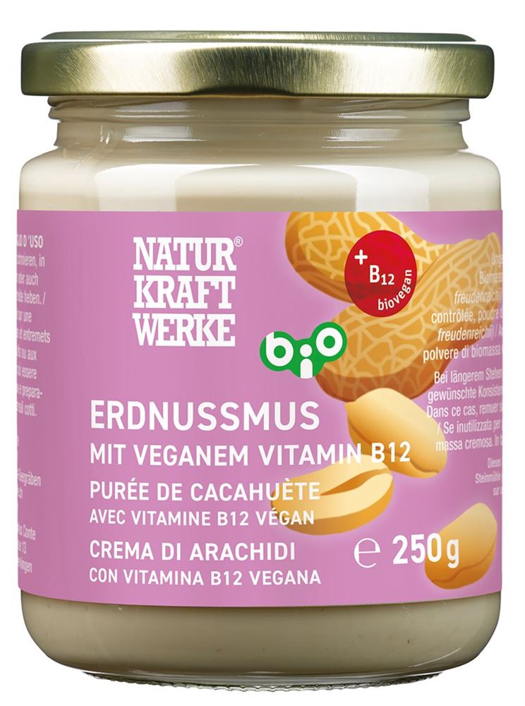 NATURKRAFTWERKE Purée de cacahuètes avec B12