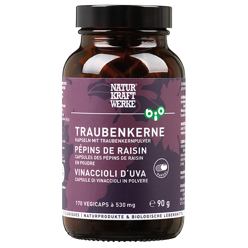 NATURKRAFTWERKE Traubenkerne Vegicaps à 530mg, Hauptbild