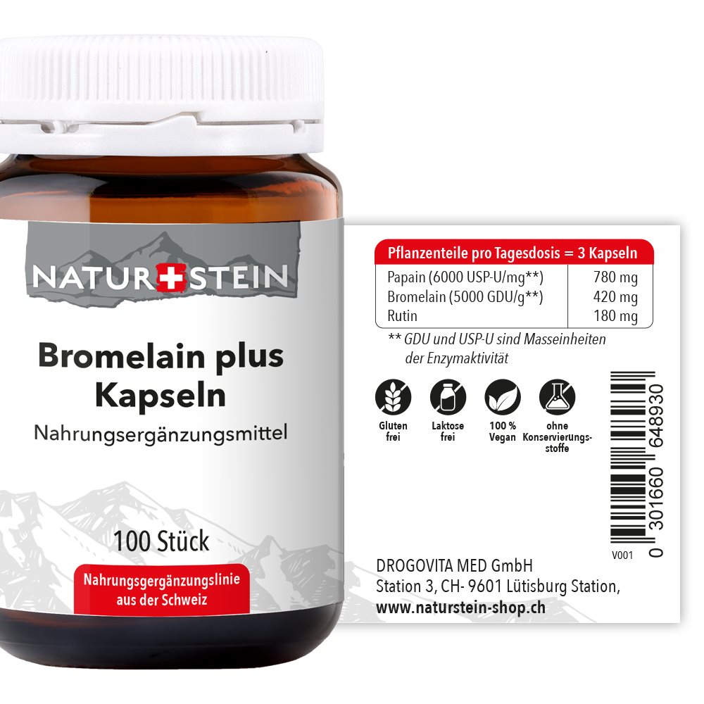NATURSTEIN bromélaïne plus, image 2 sur 2