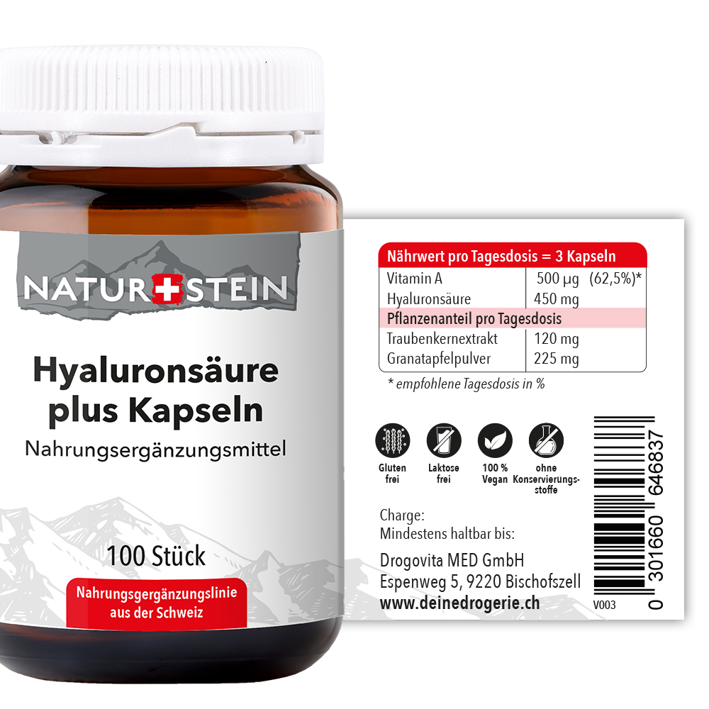 NATURSTEIN Hyaluronsäure plus, Bild 3 von 4