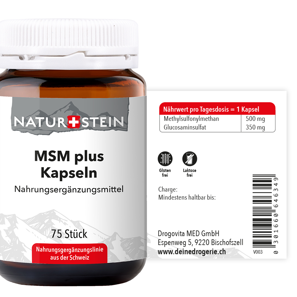 NATURSTEIN MSM plus, Bild 3 von 4