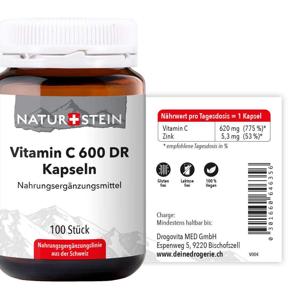 NATURSTEIN Vitamin C 600 DR, Bild 3 von 4