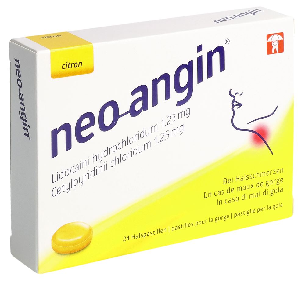 NEO-ANGIN cpr sucer citron blist 24 pce