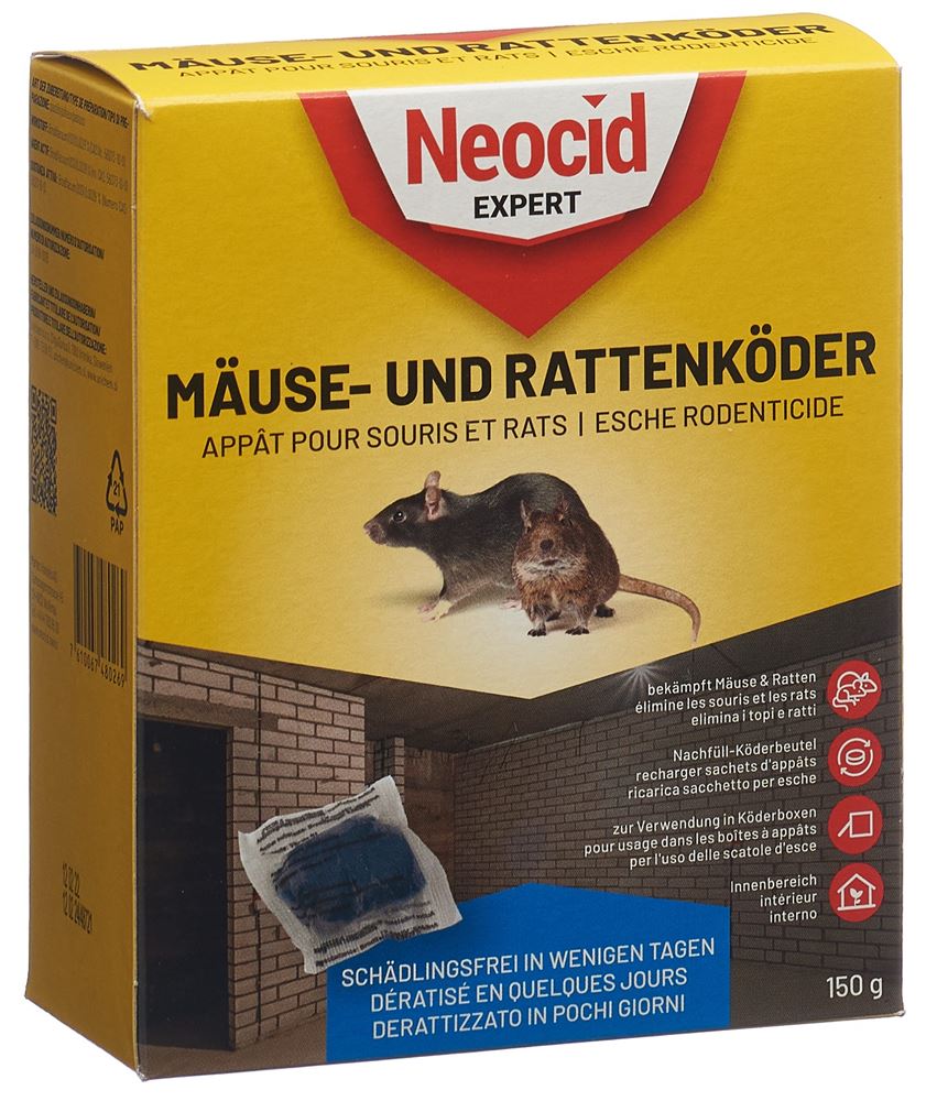 Neocid EXPERT Mäuse- und Rattenköder, Hauptbild