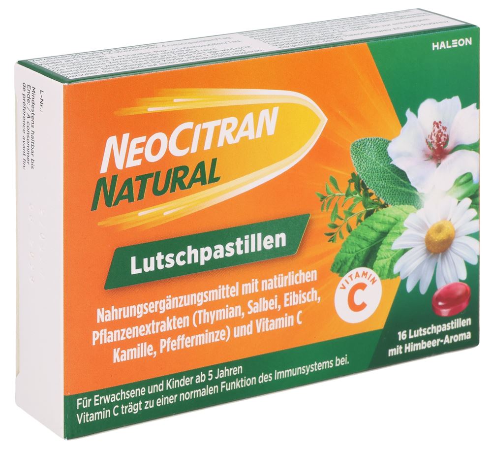 NEOCITRAN Natural Lutschpastillen, Hauptbild