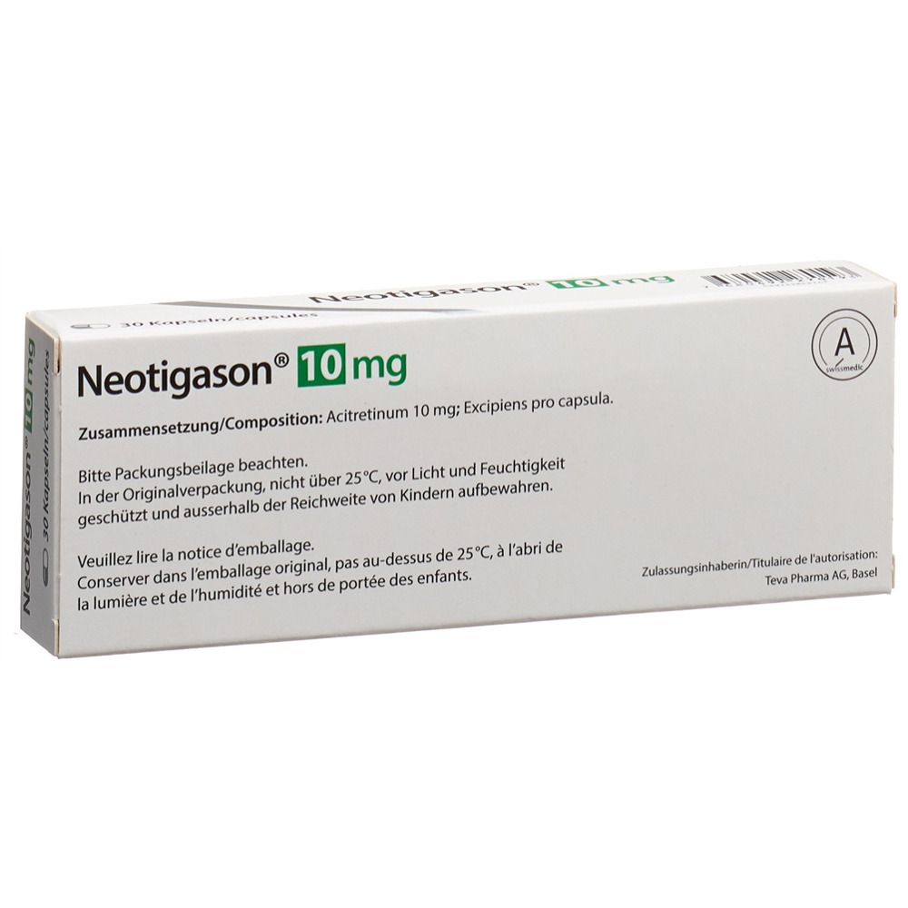 NEOTIGASON caps 10 mg blist 30 pce, image 2 sur 2