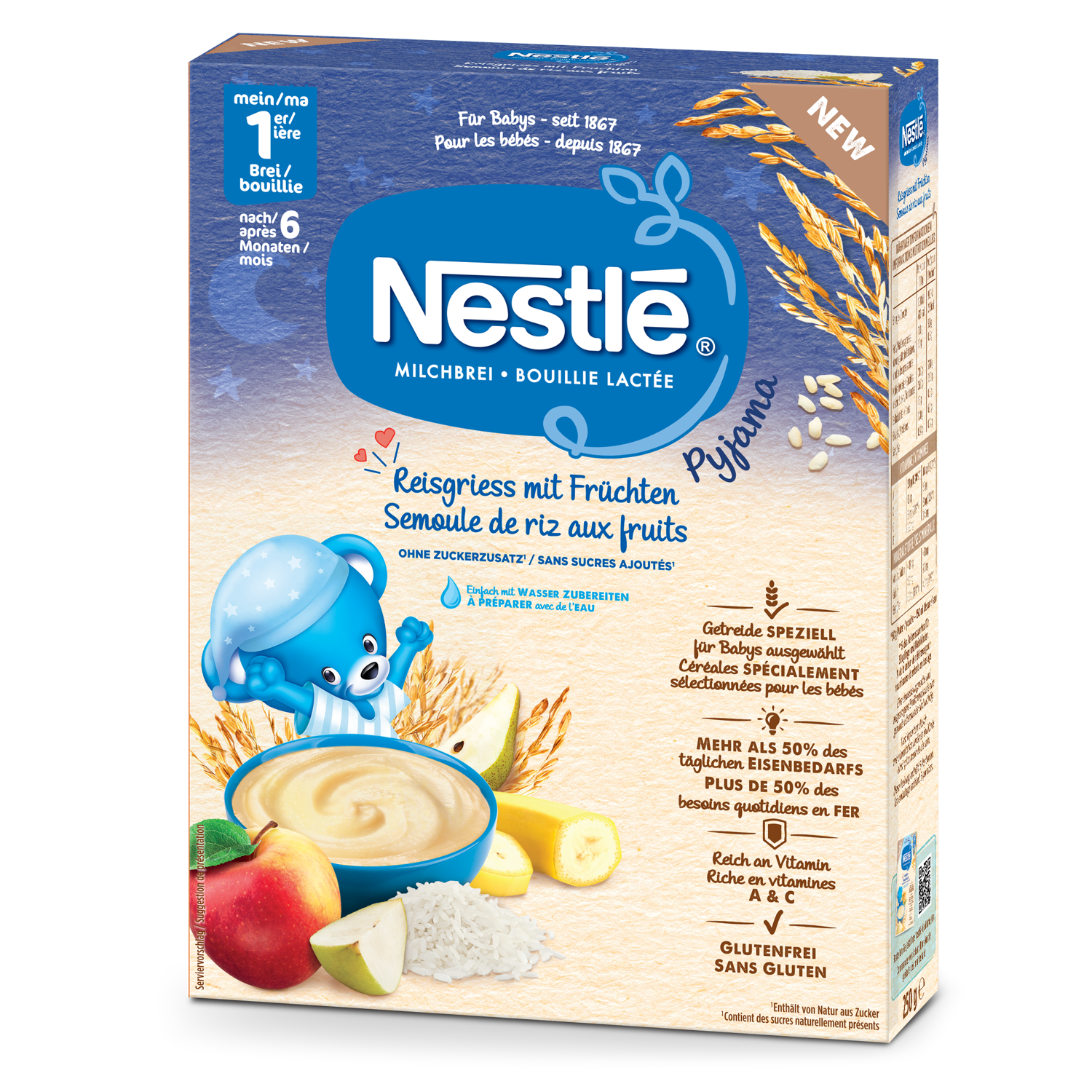 NESTLE Semoule de riz Pyjama