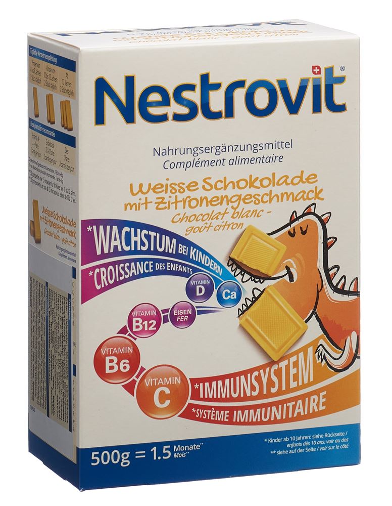 NESTROVIT chocolat blanc 500 g, image principale