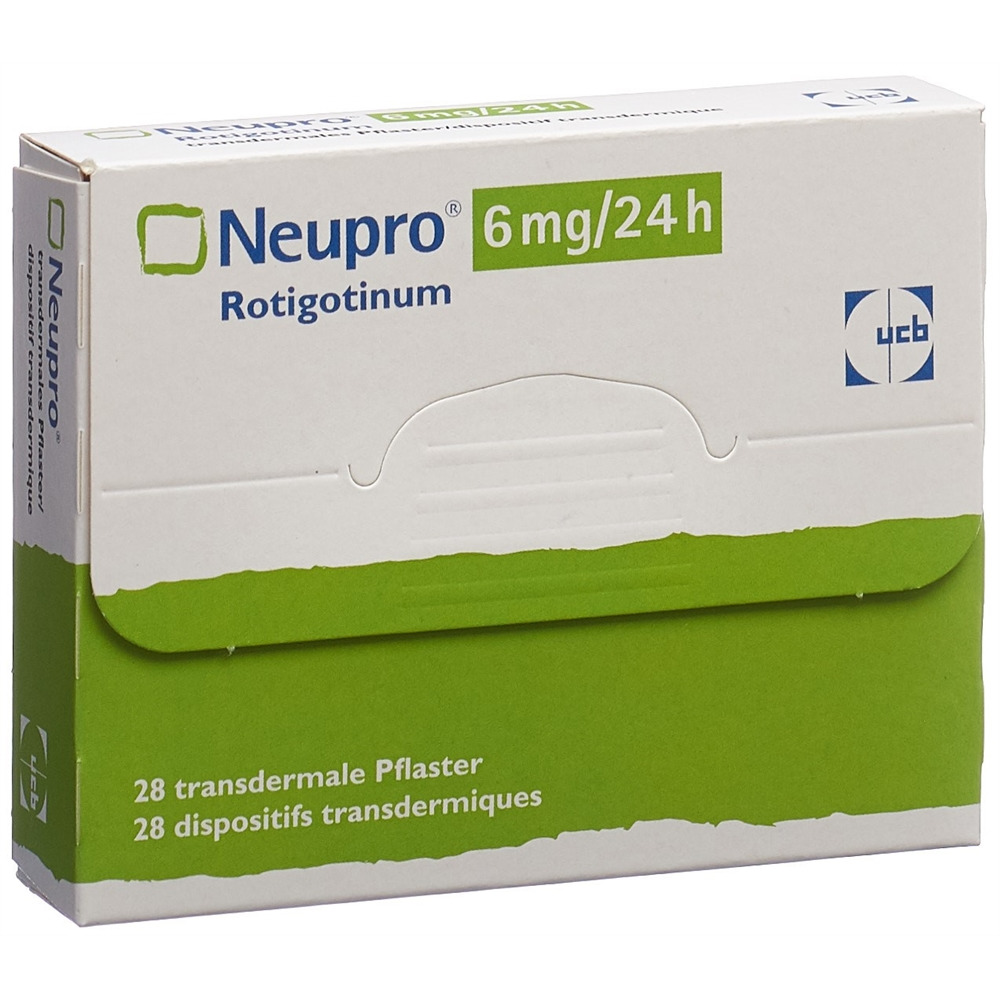NEUPRO Matrixpfl 6 mg/24h Btl 28 Stk, Hauptbild