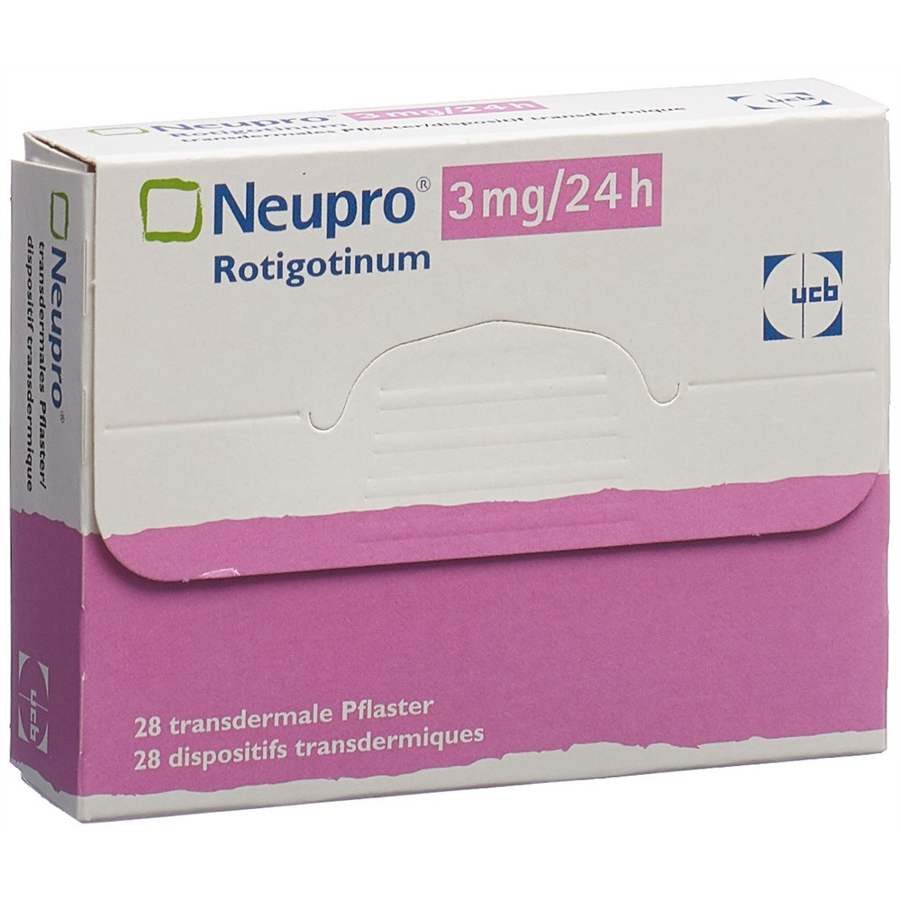 NEUPRO patchs mat 3 mg/24h sach 28 pce