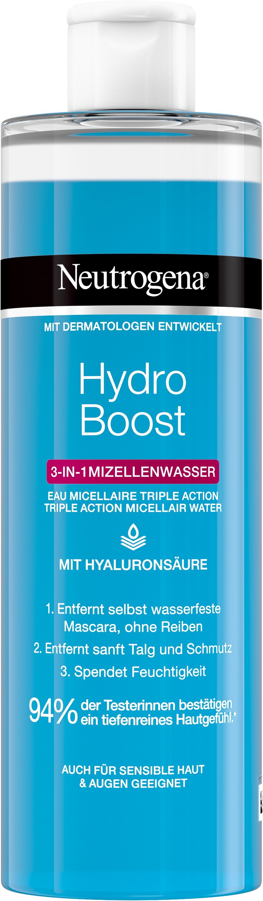 Neutrogena Hydro Boost 3 in 1 Mizellenwasser, Hauptbild