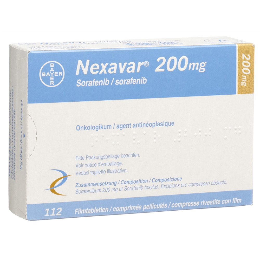 NEXAVAR cpr pell 200 mg blist 112 pce