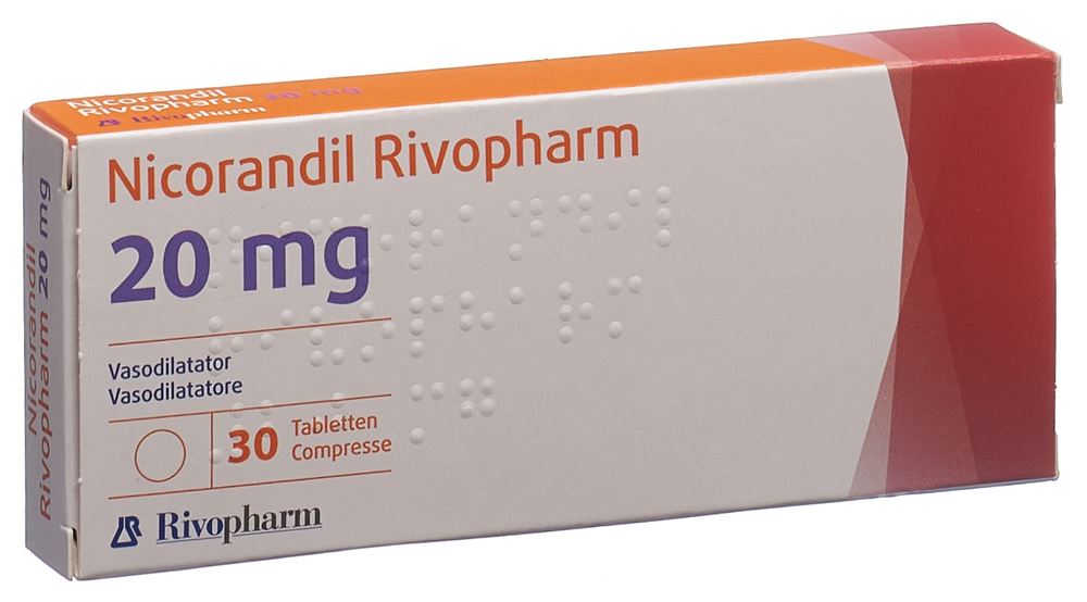 NICORANDIL Rivopharm 20 mg, image principale