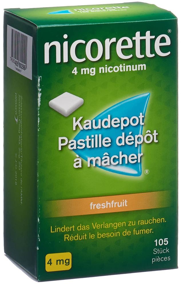 NICORETTE Freshfruit Kaudepots 4 mg, Hauptbild