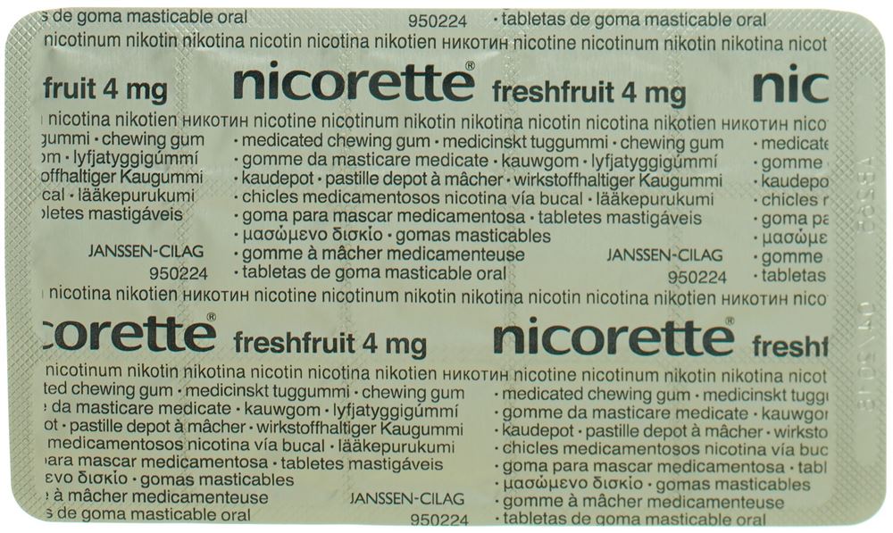 NICORETTE Freshfruit pastilles dépôt à mâcher 4 mg, image 3 sur 3