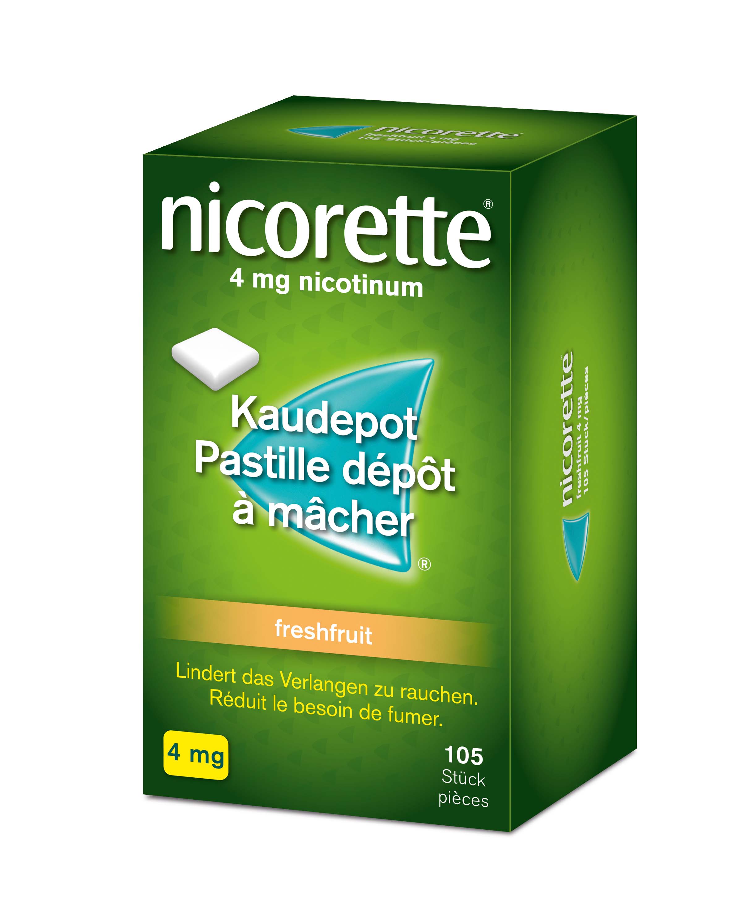 NICORETTE Freshfruit pastilles dépôt à mâcher 4 mg