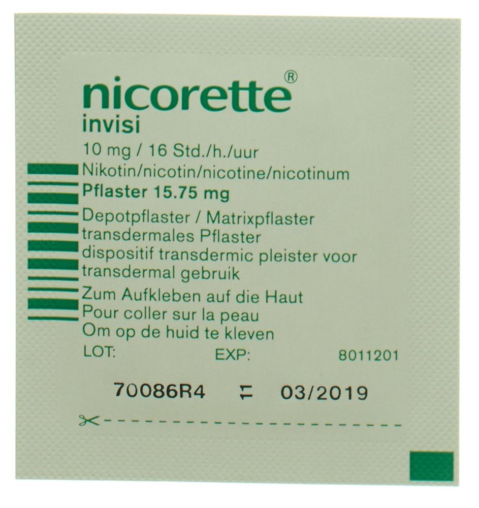 NICORETTE Invisi patch 10 mg/16h, image 3 sur 3