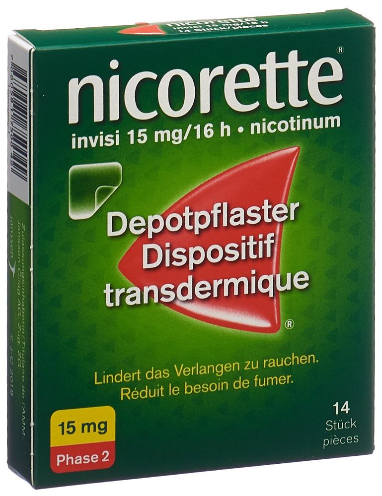NICORETTE Invisi patch 15 mg/16h