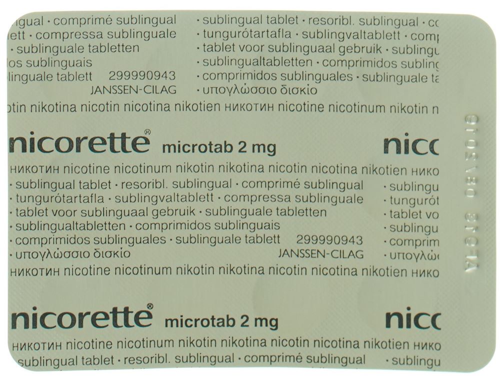 NICORETTE Microtab original 2 mg, image 3 sur 3