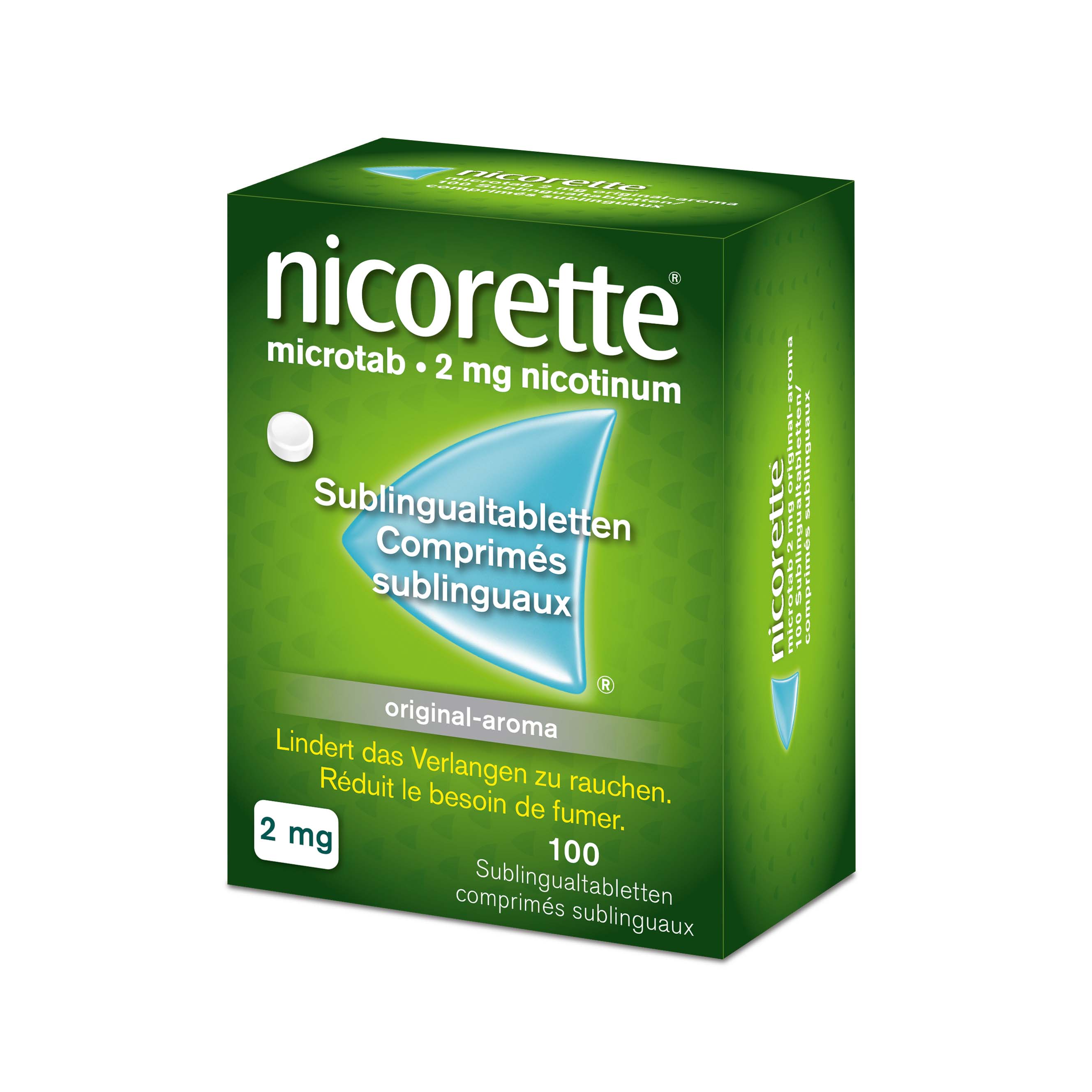 NICORETTE Microtab original 2 mg, image principale