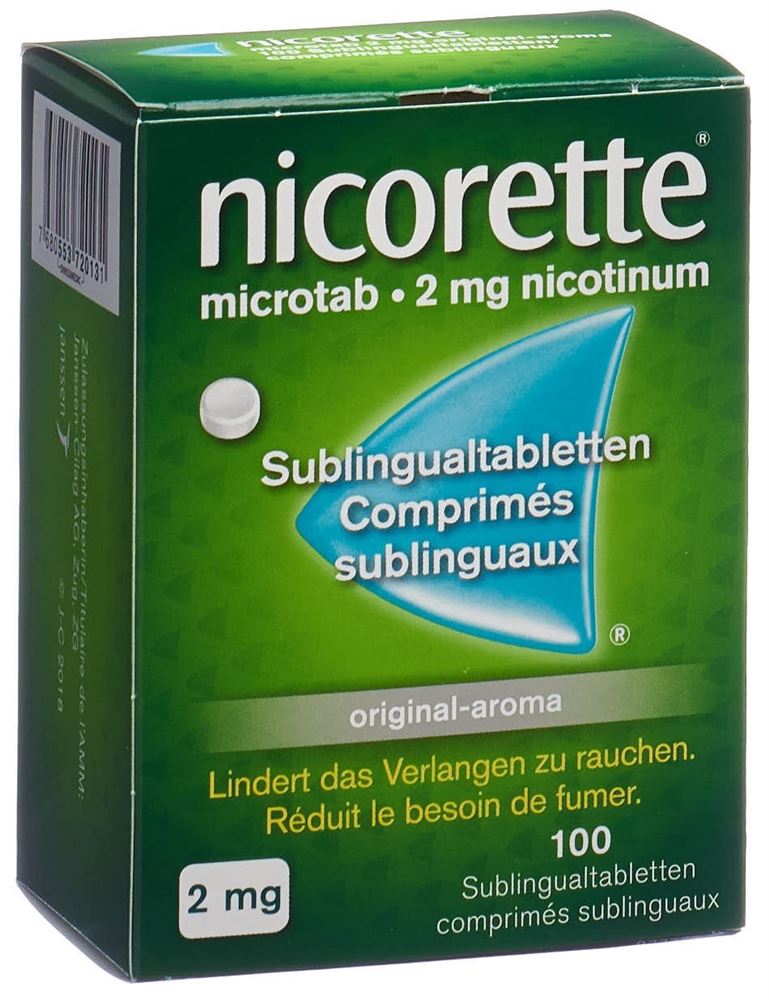 NICORETTE Microtab original 2 mg, image principale