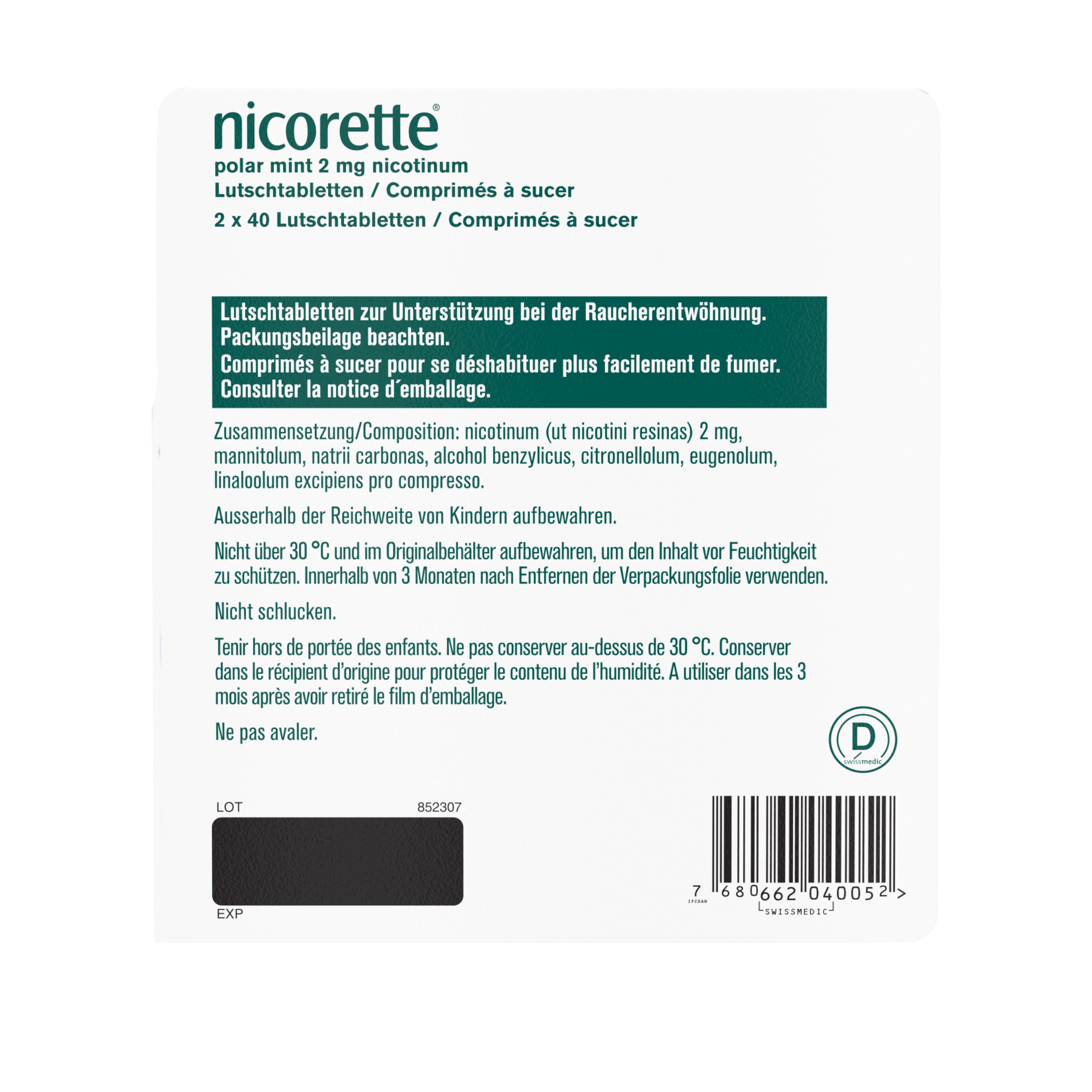 NICORETTE Polar Mint 2 mg, Bild 3 von 3