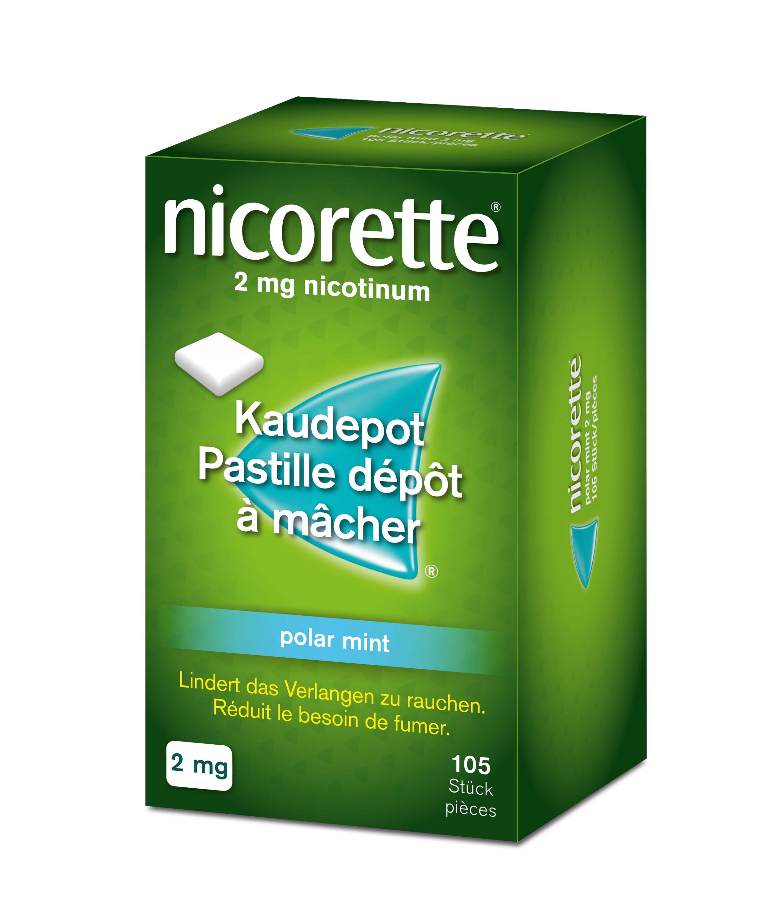 NICORETTE Polar Mint pastilles dépôt à mâcher 2 mg, image principale