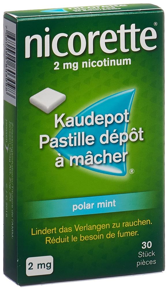 NICORETTE Polar Mint pastilles dépôt à mâcher 2 mg, image principale