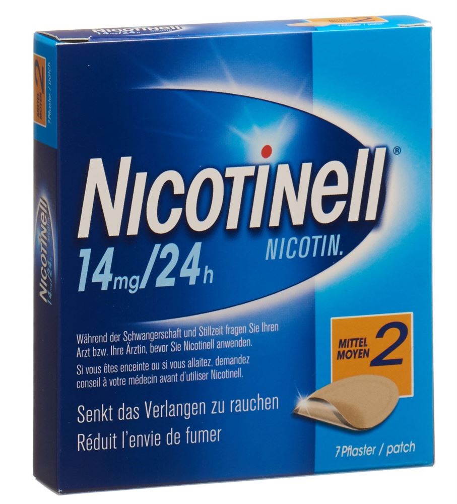 NICOTINELL 2 moyen 14 mg/24h