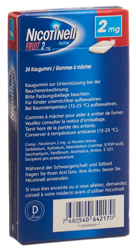 NICOTINELL Gum 2 mg, Bild 4 von 4