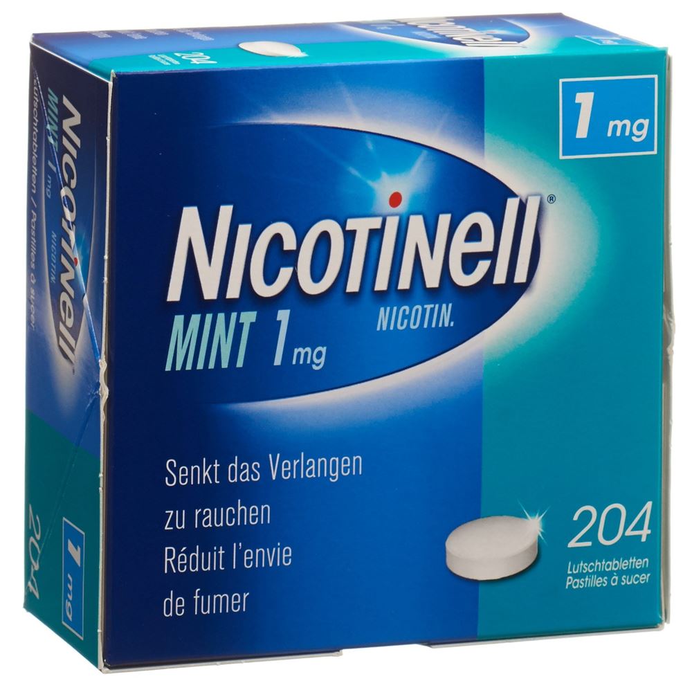 NICOTINELL Lutschtabl 1 mg mint Blist 204 Stk