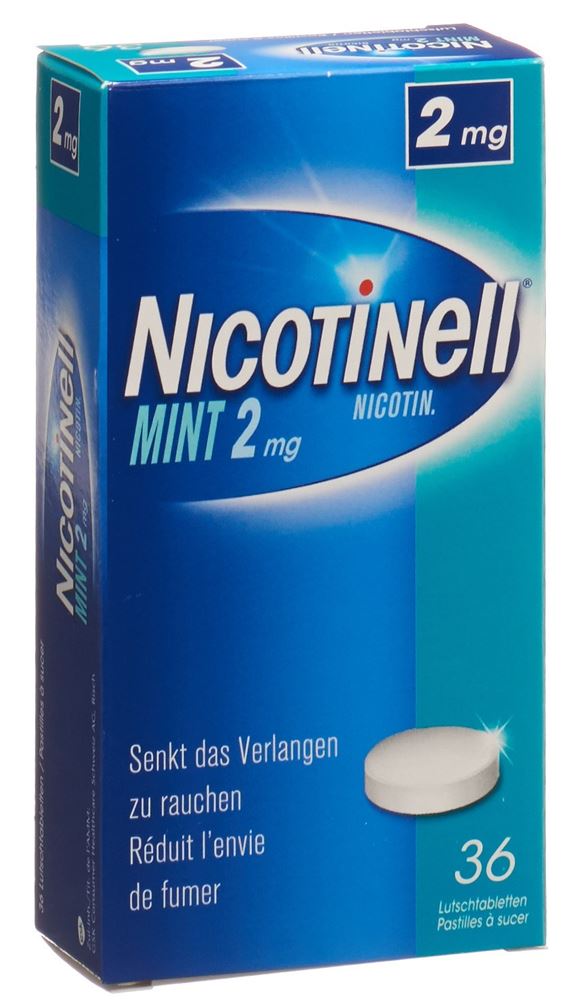 NICOTINELL Lutschtabl 2 mg mint Blist 36 Stk, Hauptbild