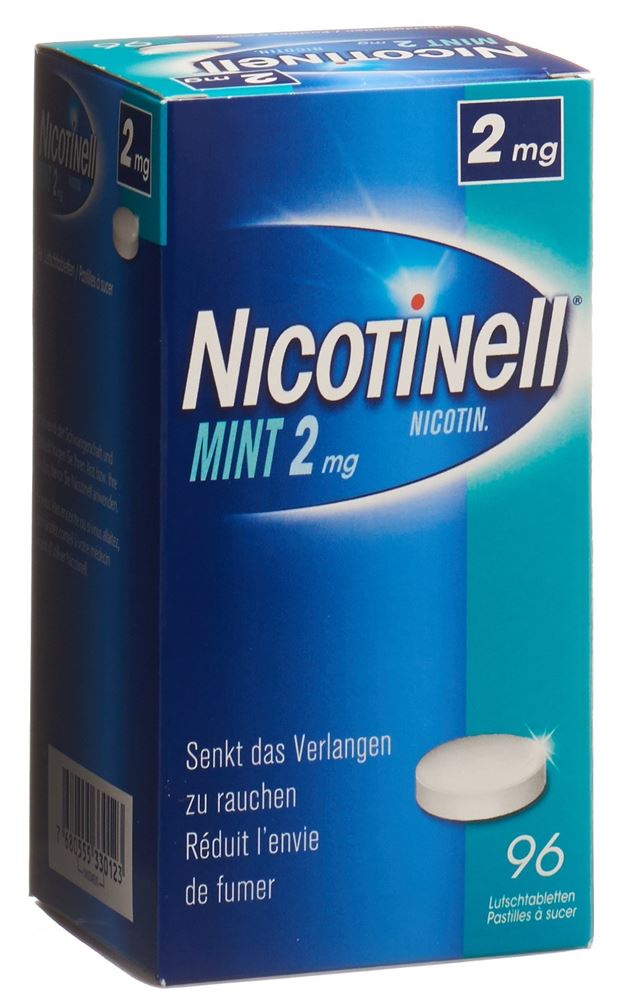 NICOTINELL Lutschtabl 2 mg mint Blist 96 Stk