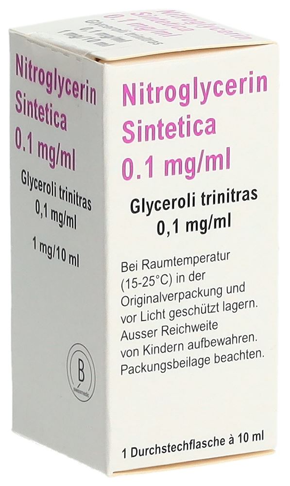 NITROGLYCERINE Sintetica 1 mg/10ml, Hauptbild