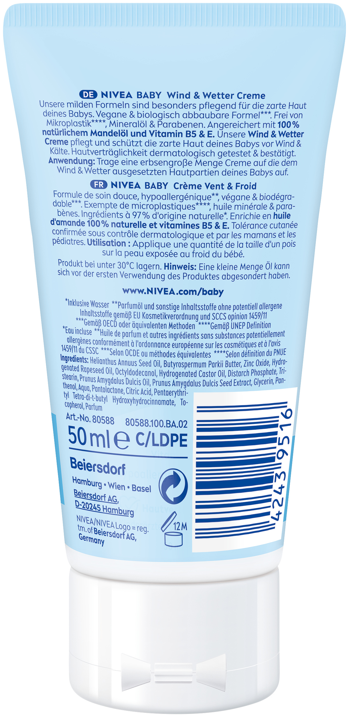 Nivea BABY Wind & Wetter Creme, Bild 2 von 2