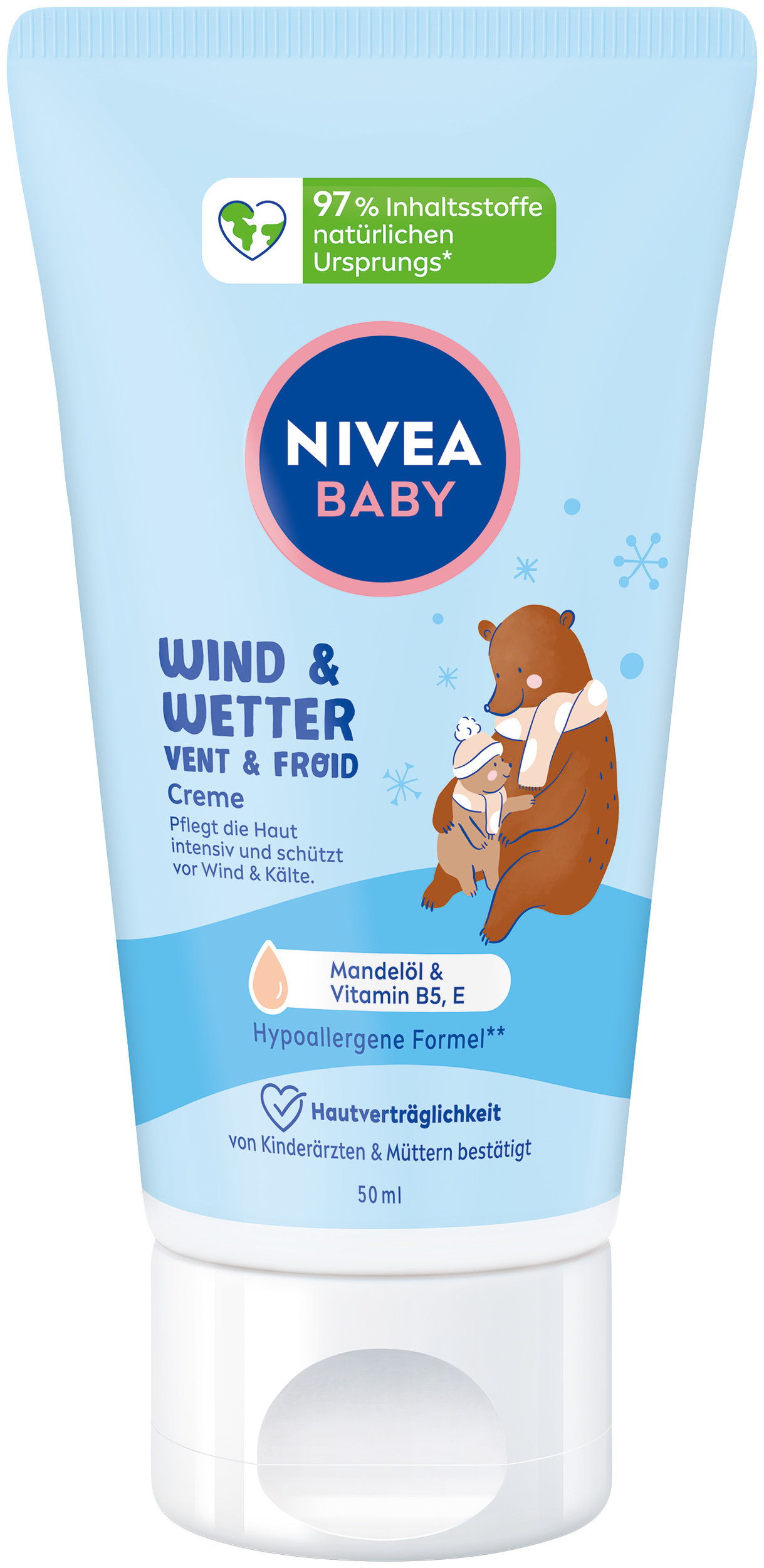 Nivea BABY Wind & Wetter Creme, Hauptbild