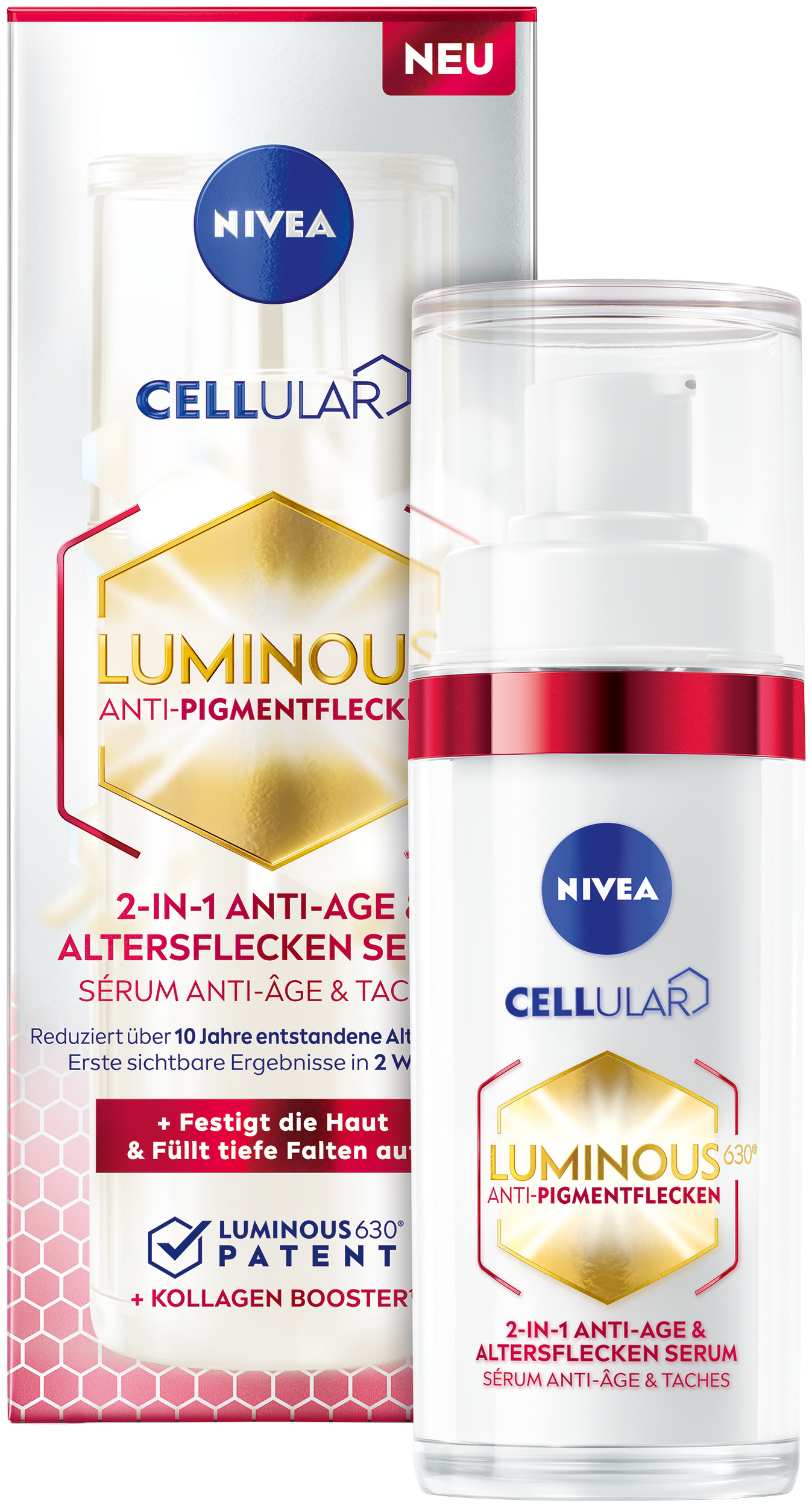 Nivea cellular luminous630 2en1 sérum