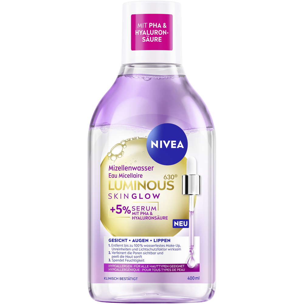 Nivea Luminous Skin Glow Mizellenwasser